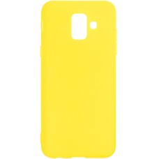 Силиконовый чехол iNavi Color Samsung Galaxy A6 (2018) A600 (желтый)