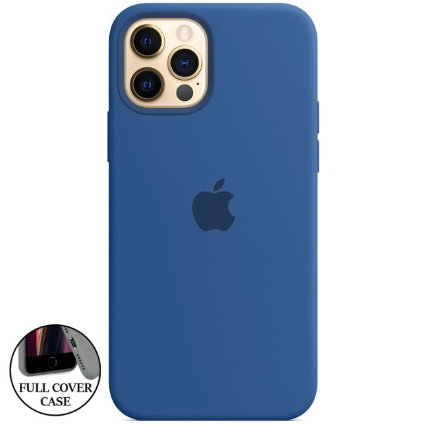 Силикон Original Round Case Apple iPhone 12 / 12 Pro (12) Royal Blue