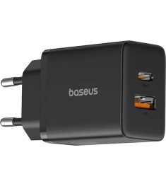 СЗУ-адаптер Baseus Cube 30W (1USB / 1Type-C) (Чёрный) P10111404113-00