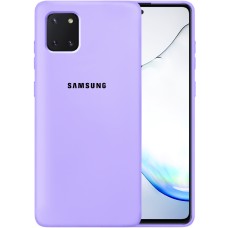 Силикон Original Case Samsung Galaxy Note 10 Lite (Фиалковый)