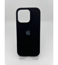 Силикон Original Round Case Apple iPhone 16 Pro (07) Black