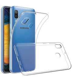 Силикон WS Samsung Galaxy A20 (2019) (прозрачный)