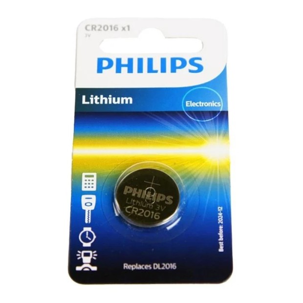 Батарейка Philips Lithium CR2016