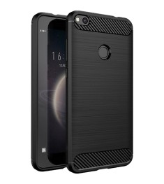 Силиконовый чехол Polished Carbon Huawei P8 Lite (черный)