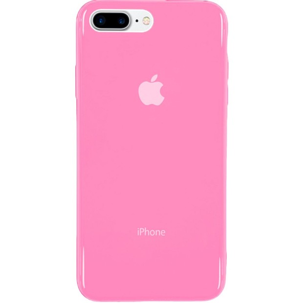 Накладка Premium Glass Case Apple iPhone 7 Plus / 8 Plus (Розовый)