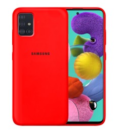 Силикон Original 360 Case Logo Samsung Galaxy A51 (2020) (Красный)
