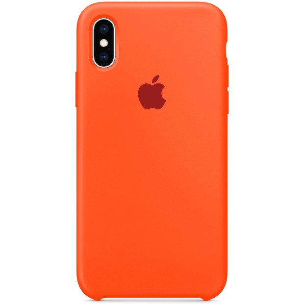 Чехол Силикон Original Case Apple iPhone X / XS (18) Orange