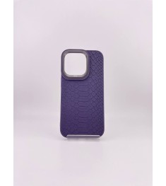 Чехол Kajsa Snake Pattern iPhone 14 Pro (Deep Purple)