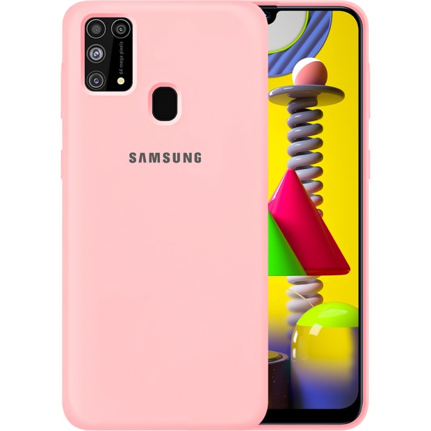 Силикон Original Case Samsung Galaxy M31 (2020) (Розовый)