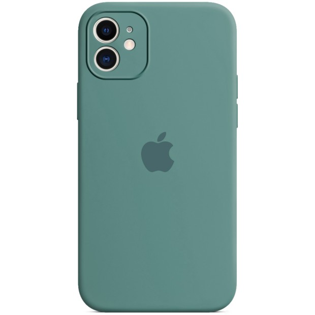 Силікон Original RoundCam Case Apple iPhone 11 (55) Blackish Green