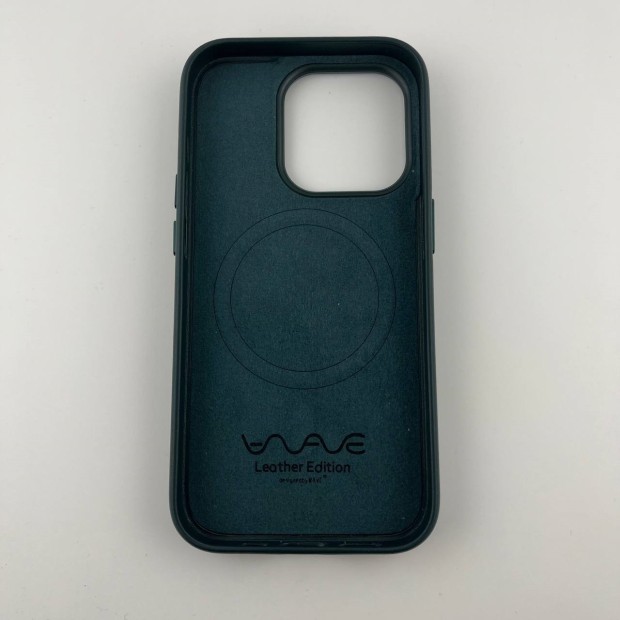 Чехол WAVE Premium Leather Edition Case with MagSafe iPhone 15 Pro (Forest Green)