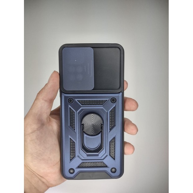 Бронь-чехол Ring Serge Armor ShutCam Case Xiaomi Redmi Note 11 / 11S (Синий)