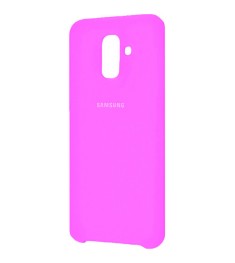 Силиконовый чехол Original Case Samsung Galaxy A6 Plus (2018) A605 (Розовый)