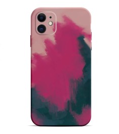 Силікон WAVE Watercolor Case iPhone 11 (pink / black)