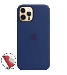 Силикон Original MagSafe Case Apple iPhone 12 / 12 Pro (Deep Navy)