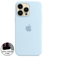 Силикон Original Round Case Apple iPhone 14 Pro Max (53) Sky Blue