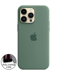 Силикон Original Round Case Apple iPhone 14 Pro Max (55) Blackish Green