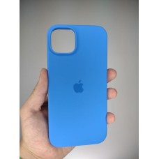 Силикон Original Round Case Apple iPhone 15 Plus (12) Royal Blue