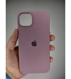 Силикон Original Round Case Apple iPhone 14 Plus (01) Bilberry