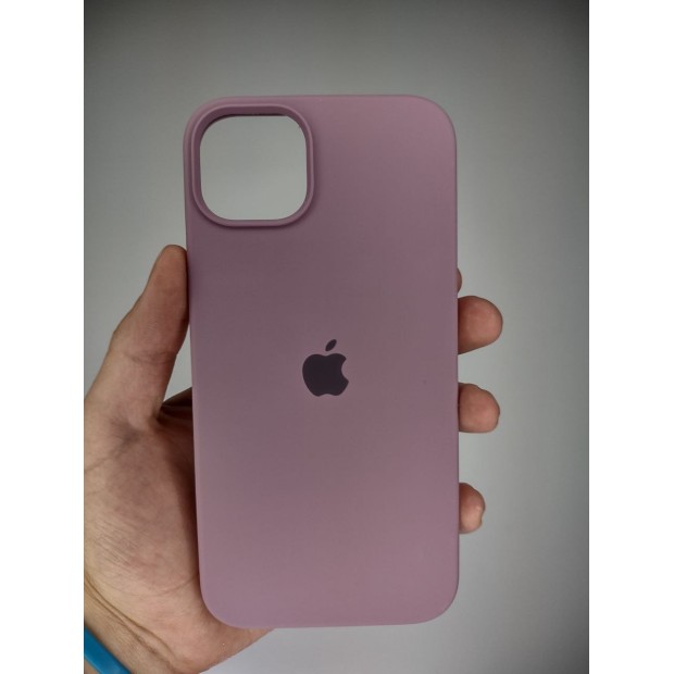 Силикон Original Round Case Apple iPhone 14 Plus (01) Bilberry