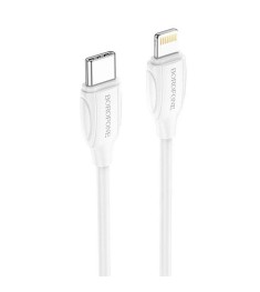 USB-кабель Borofone BX19 Benefit 20W (Type-C to Lightning) (Белый)