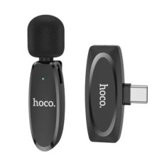 Беспроводной микрофон петличный Hoco L15 (Type-C) (Чёрный)