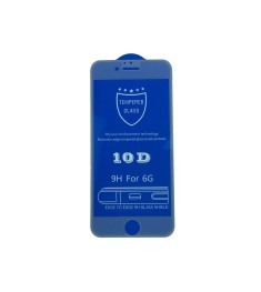 Защитное стекло 10D Premium 9H Apple iPhone 6 Plus / 6s Plus White
