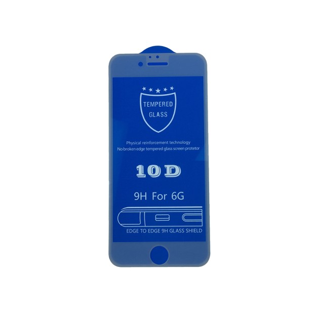 Защитное стекло 10D Premium 9H Apple iPhone 6 Plus / 6s Plus Black