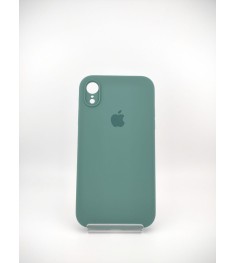 Силикон Original Square RoundCam Case Apple iPhone XR (55) Blackish Green