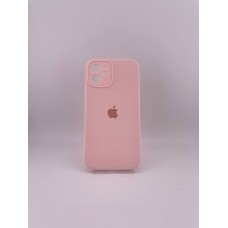 Силикон Original RoundCam Case Apple iPhone 12 (76) Chalk Pink