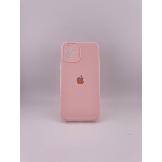 Силикон Original RoundCam Case Apple iPhone 12 (76) Chalk Pink