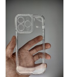 Чехол силиконовый Diamond Apple iPhone 14 Pro Max (Прозрачный)