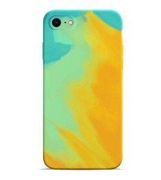 Силикон WAVE Watercolor Case iPhone 7 / 8 / SE 2 (yellow/dark green)