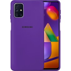 Силикон Original 360 Case Logo Samsung Galaxy M31S (2020) (Фиолетовый)