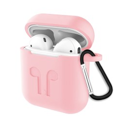 Футляр для наушников Full Silicone Case Apple AirPods (14) Pink