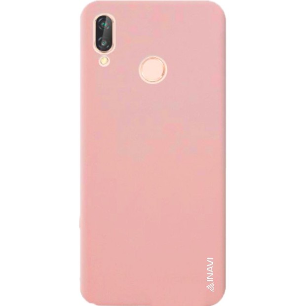 Чехол Силикон iNavi Color для Huawei P20 Lite (персик)