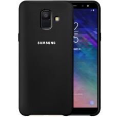 Силикон Original Case Logo Samsung Galaxy A6 A600 (Чёрный)