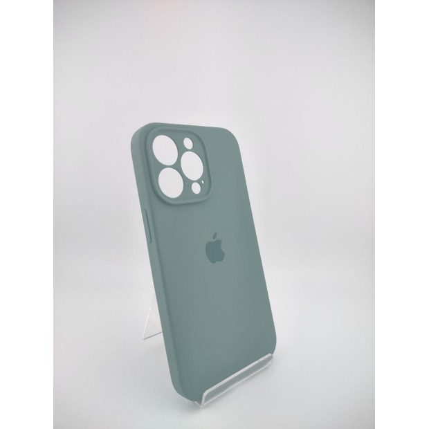 Силикон Original RoundCam Case Apple iPhone 13 Pro (55) Blackish Green