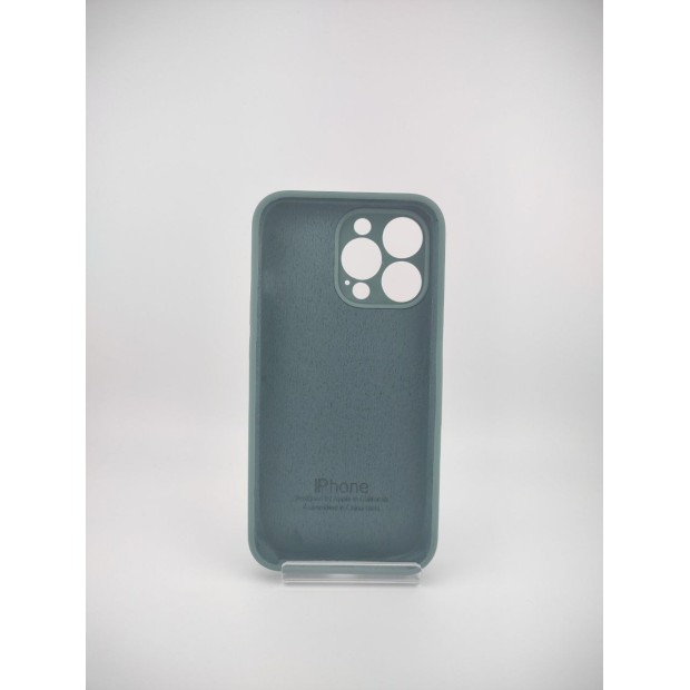 Силикон Original RoundCam Case Apple iPhone 13 Pro (55) Blackish Green