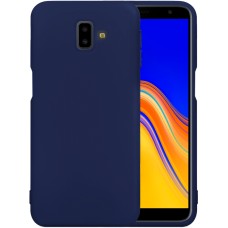 Силиконовый чехол iNavi Color Samsung J6 Plus (2018) J610 (Cиний)