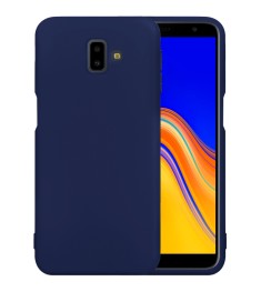 Силиконовый чехол iNavi Color Samsung J6 Plus (2018) J610 (Cиний)