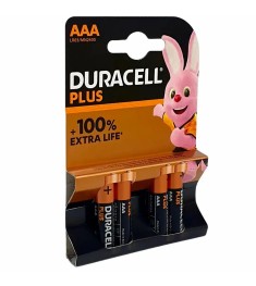 Батарейка Duracell LR03 AAA MN2400 Plus (4шт)