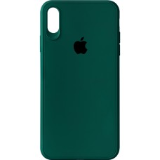 Силикон Junket Cace Apple iPhone XS Max (Тёмно-зелёный)