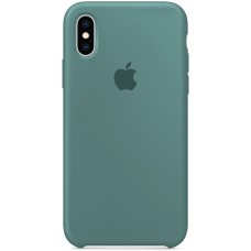 Силикон Original Case Apple iPhone X / XS (55) Blackish Green