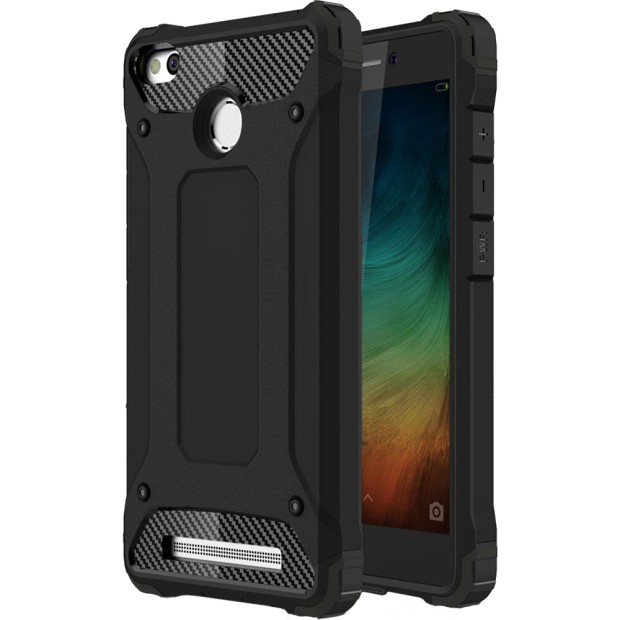 Чехол Armor Case Xiaomi Redmi 3s / 3 Pro (чёрный)
