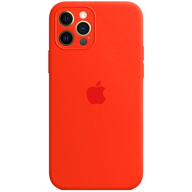Силікон Original RoundCam Case Apple iPhone 12 Pro Max (05) Product RED