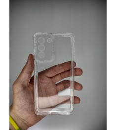 Чехол силиконовый Diamond Samsung Galaxy S21 FE (Прозрачный)