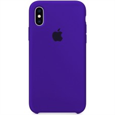 Силиконовый чехол Original Case Apple iPhone X / XS (02) Ultra Violet