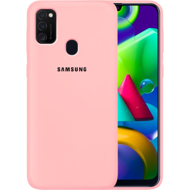 Силикон Original Case Samsung Galaxy M21 (2020) (Розовый)