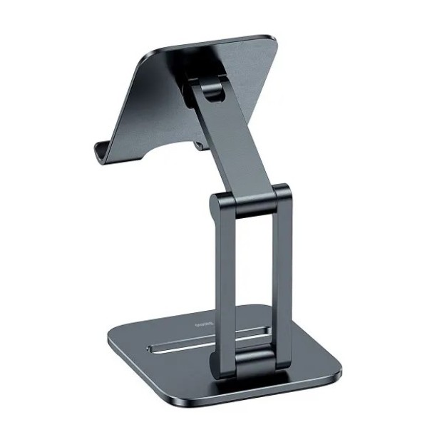 Держатель настольный для телефона Baseus Desktop Biaxial Foldable Metal Stand (Grey) LUSZ000013